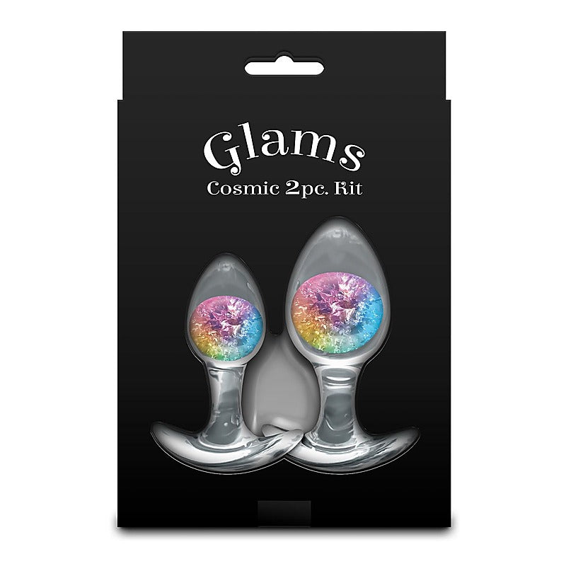 Glams Cosmic Butt Plugs Set of 2 Sizes by NS Novelties - Butt Plugs