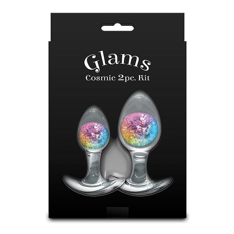 Glams Cosmic Butt Plugs Set of 2 Sizes by NS Novelties - Butt Plugs