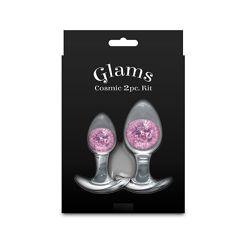 Glams Cosmic Butt Plugs Set of 2 Sizes by NS Novelties - Butt Plugs