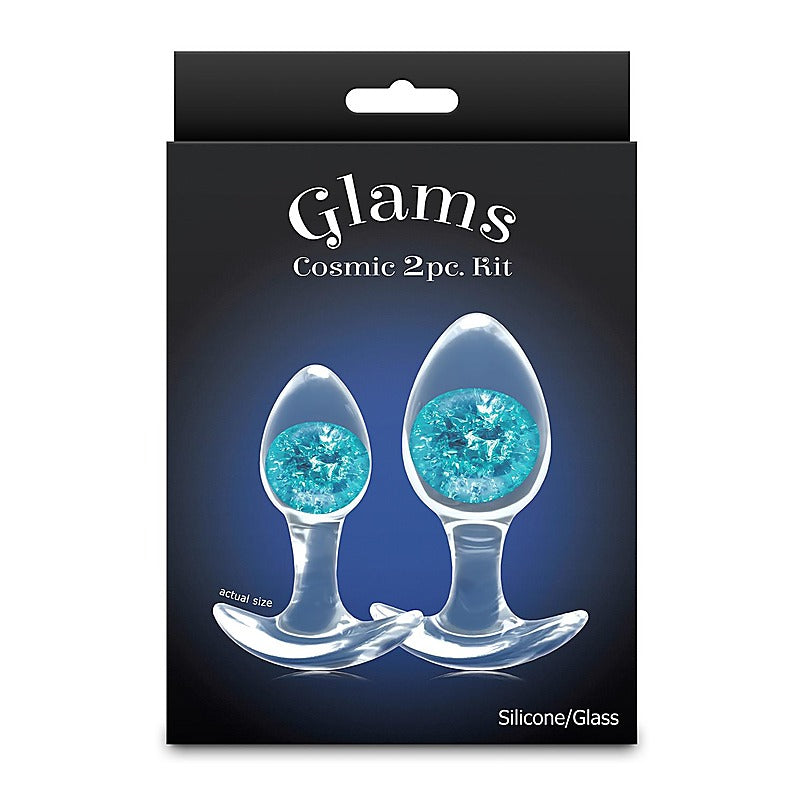 Glams Cosmic Butt Plugs Set of 2 Sizes by NS Novelties - Butt Plugs