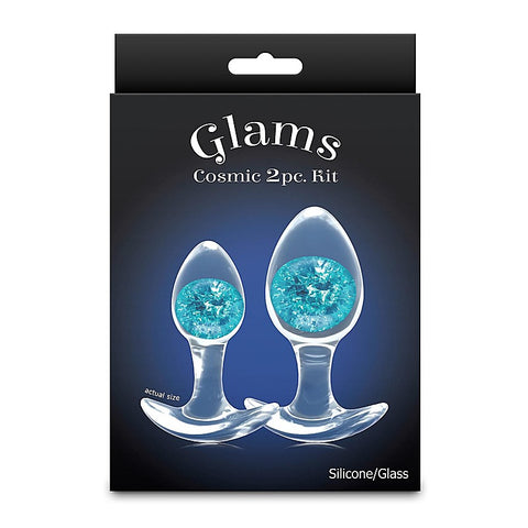 Glams Cosmic Butt Plugs Set of 2 Sizes by NS Novelties - Butt Plugs