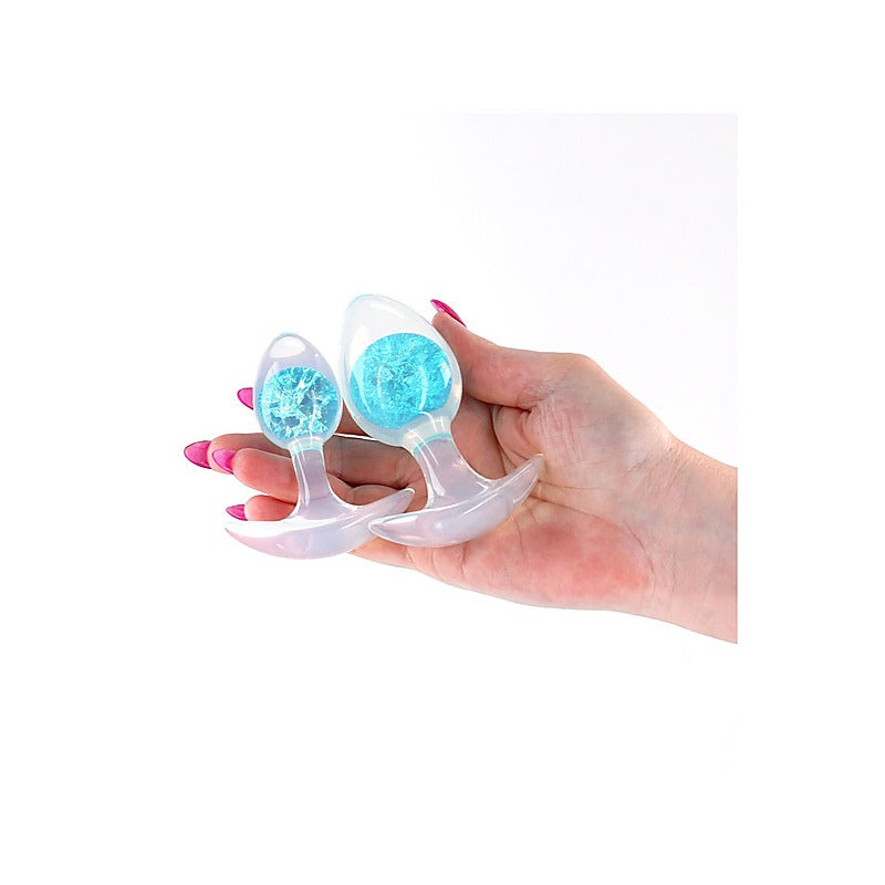 Glams Cosmic Butt Plugs Set of 2 Sizes by NS Novelties - Butt Plugs