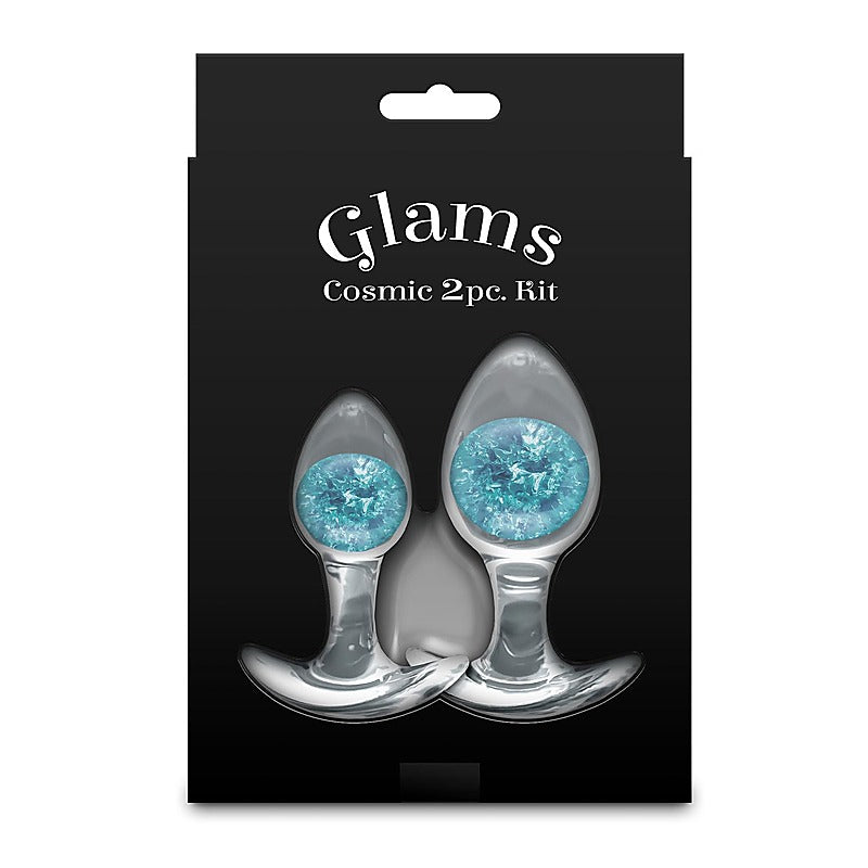 Glams Cosmic Butt Plugs Set of 2 Sizes by NS Novelties - Butt Plugs