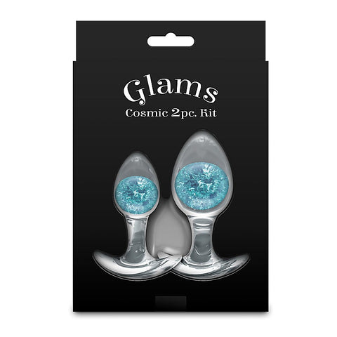 Glams Cosmic Butt Plugs Set of 2 Sizes by NS Novelties - Butt Plugs