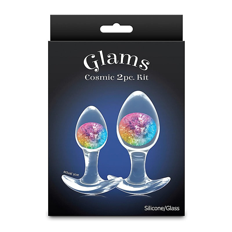 Glams Cosmic Butt Plugs Set of 2 Sizes by NS Novelties - Butt Plugs