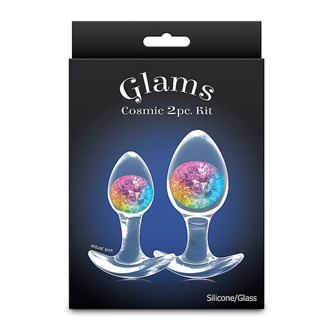 Glams Cosmic Butt Plugs Set of 2 Sizes by NS Novelties - Butt Plugs
