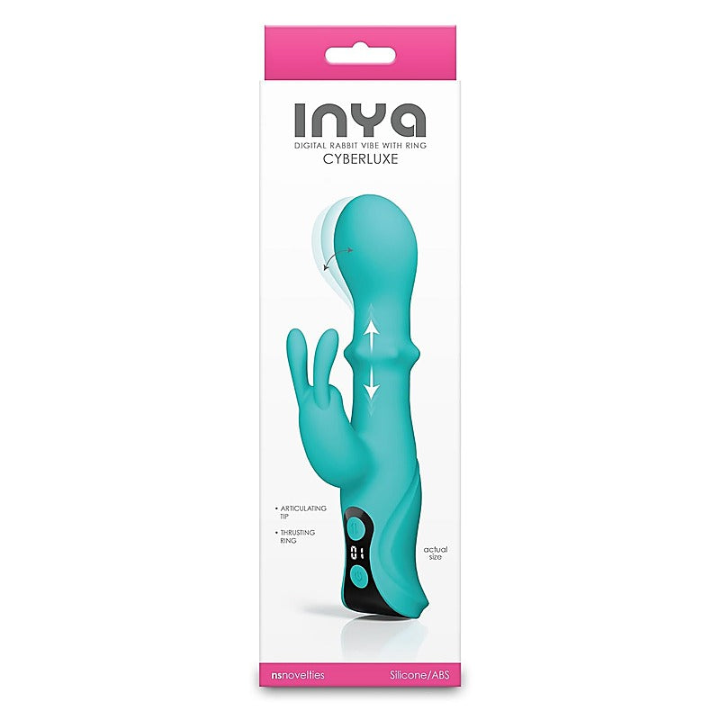 INYA Cyberluxe Rechargeable Rabbit Vibrator by NS Novelties - Rabbit Vibrators