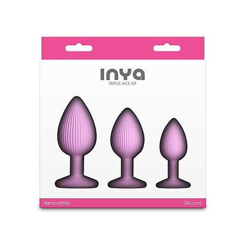 INYA Triple Ace Butt Plugs Set of 3 by NS Novelties - Butt Plugs