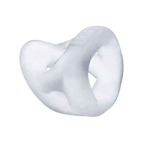 Slingshot 3-Cock Ring Teardrop Sling by Hunkyjunk Ice - Stretchy Cock Rings