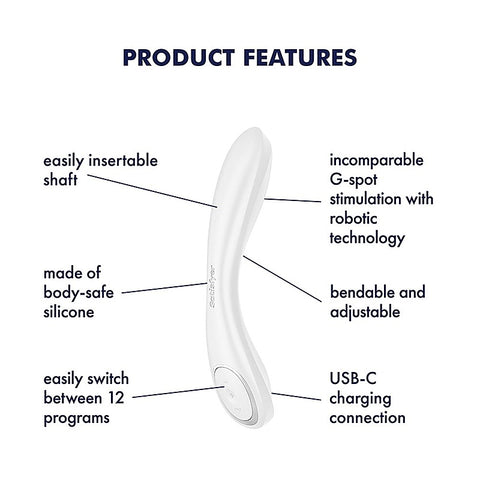 G-Spot Wave 2 Rechargeable Flicking Tip Vibrator - G-Spot Vibrators