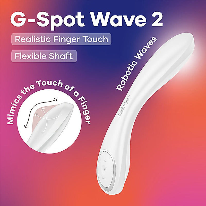 G-Spot Wave 2 Rechargeable Flicking Tip Vibrator - G-Spot Vibrators