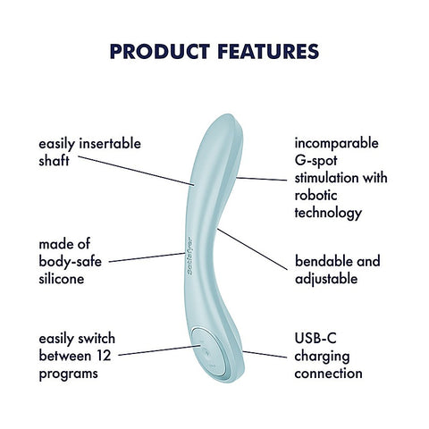G-Spot Wave 2 Rechargeable Flicking Tip Vibrator - G-Spot Vibrators