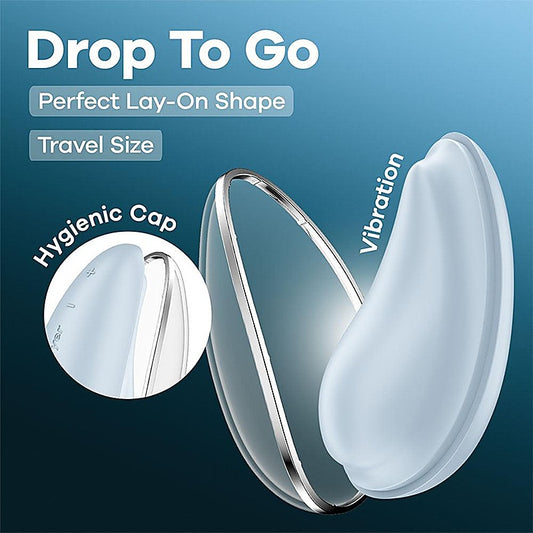 Drop To Go Clitoral Stimulator Clit Vibrator by Satisfyer - Clit Ticklers and Pulsators