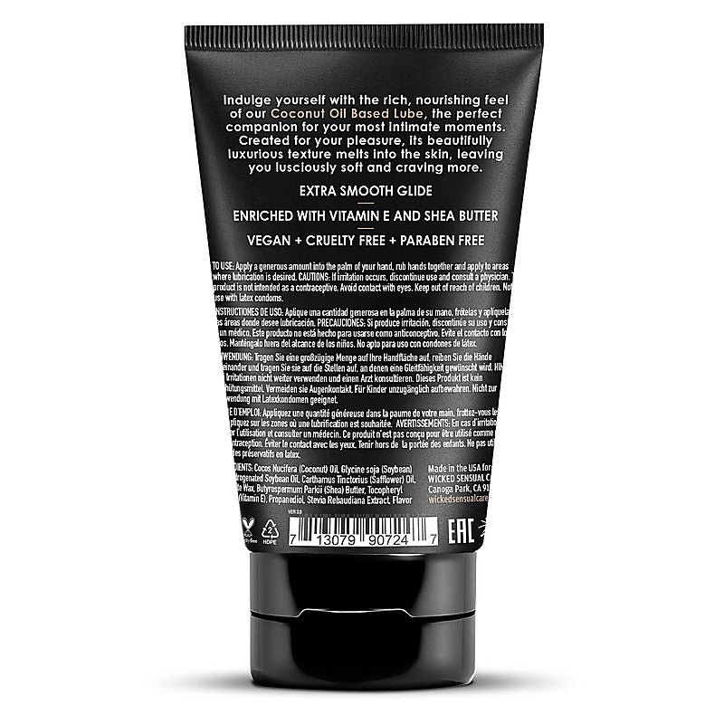 Wicked COCONUT Oil Based Adult Lubricant - Massage Oils and Lubricants