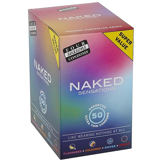 Naked Sensations Condoms 50 Pack By Four Seasons - Condoms