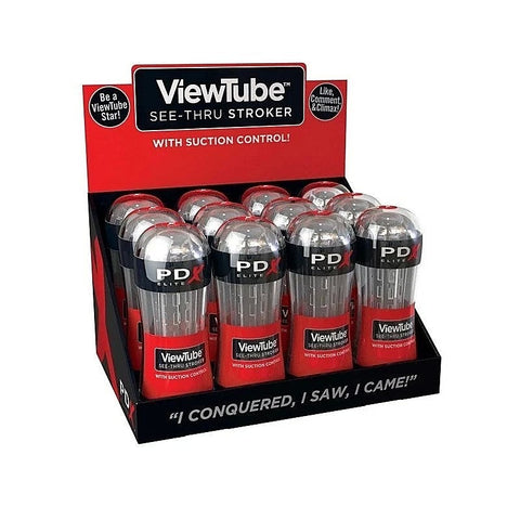PDX Elite ViewTube See-Thru Male Stroker - Masturbators and Strokers