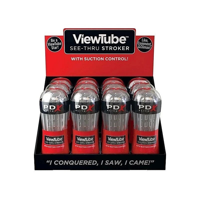 PDX Elite ViewTube See-Thru Male Stroker - Masturbators and Strokers