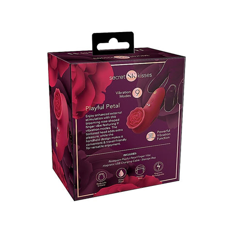 Rosegasm Playful Petal Finger Stimulator by Xgen - Finger and Tongue Vibrators
