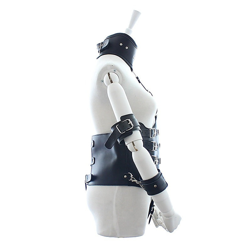Ultimate Lockdown Leather Cincher by BDStyle - Cuffs And Restraints