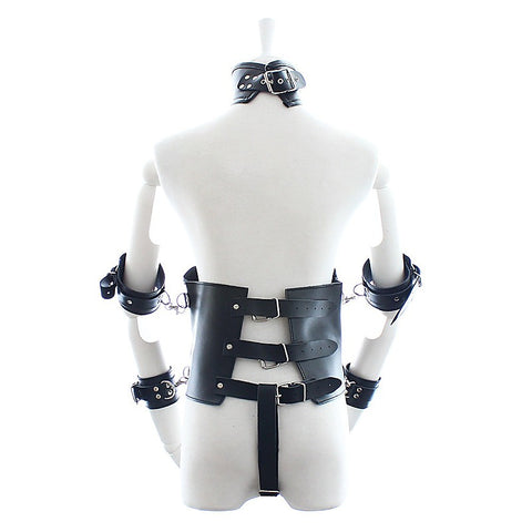 Ultimate Lockdown Leather Cincher by BDStyle - Cuffs And Restraints
