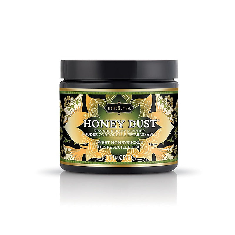 Kama Sutra Honey Dust Moisture Wicking Body Powder 170 g Kissable Talc Free - Bath and Intimate Fragrances