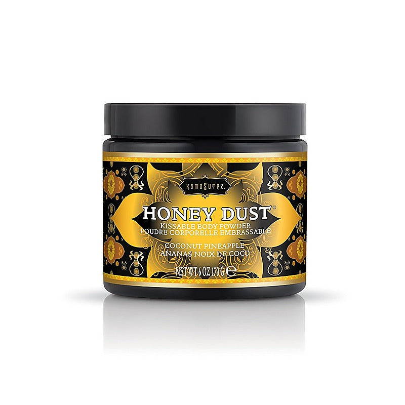 Kama Sutra Honey Dust Moisture Wicking Body Powder 170 g Kissable Talc Free - Bath and Intimate Fragrances