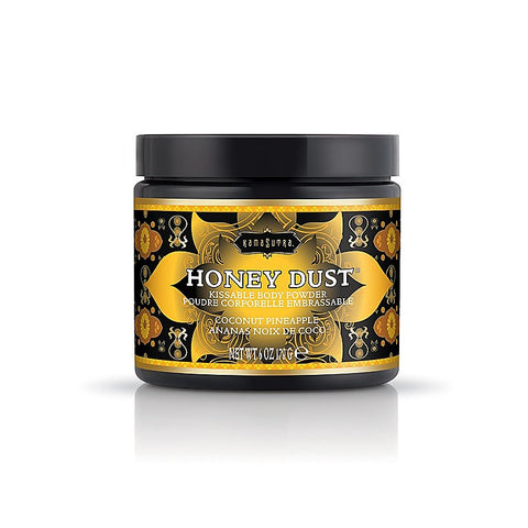 Kama Sutra Honey Dust Moisture Wicking Body Powder 170 g Kissable Talc Free - Bath and Intimate Fragrances