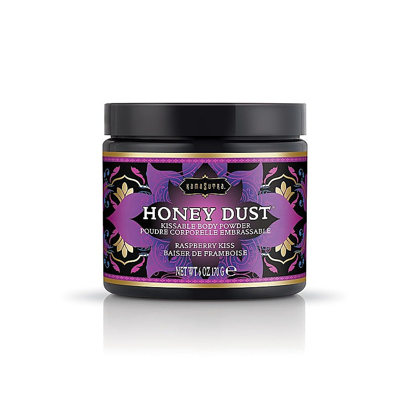Kama Sutra Honey Dust Moisture Wicking Body Powder 170 g Kissable Talc Free - Bath and Intimate Fragrances
