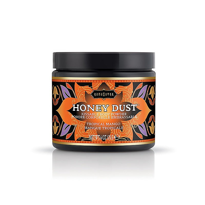 Kama Sutra Honey Dust Moisture Wicking Body Powder 170 g Kissable Talc Free - Bath and Intimate Fragrances