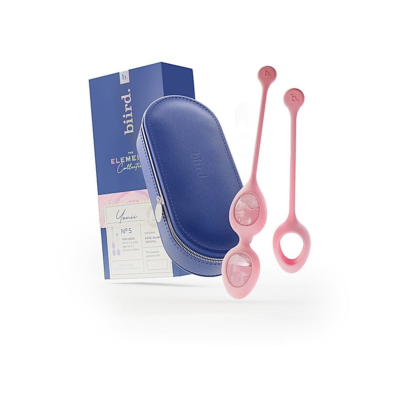 Biird Yonii Quartz Egg Pelvic Floor Massager Set of 2 - Love Eggs and Kegel Exercisers