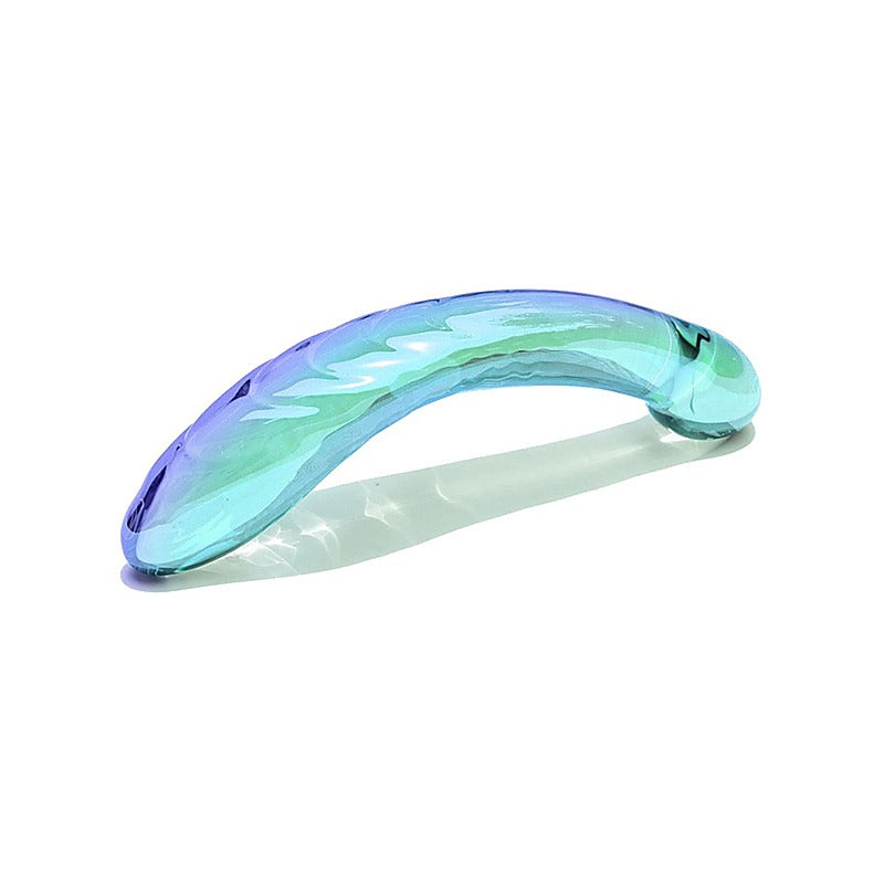 Biird Kalii Curved Borosilicate Glass G Spot Dildo - Glass Sex Toys