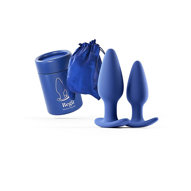 Regii Set of 2 Silicone Anal Plugs by Biird - Butt Plugs