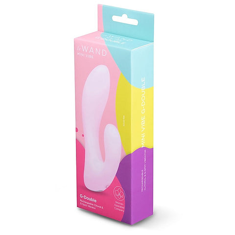 Le Wand Mini Vibe G Double Clitoral and G Spot Vibrator - Rabbit Vibrators
