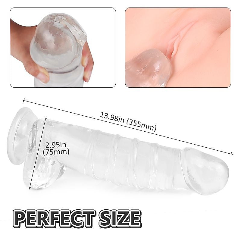 Denny Real Feel Dong With Balls XXL by S-Hande - Realistic Dildos
