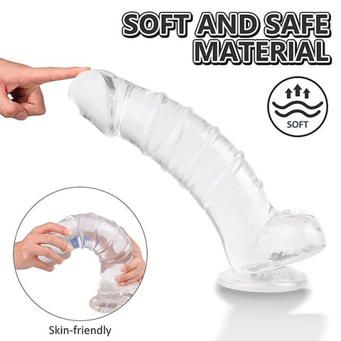 Denny Real Feel Dong With Balls XXL by S-Hande - Realistic Dildos