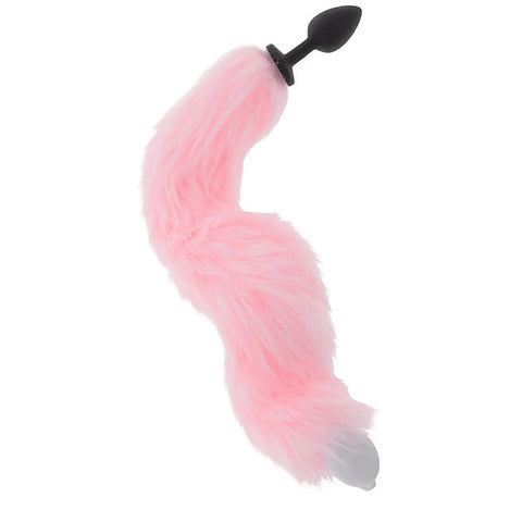 Scala Unicorn Tail & Buttplug LED (Black) with Flexible Tail and LED Lights - Butt Plugs