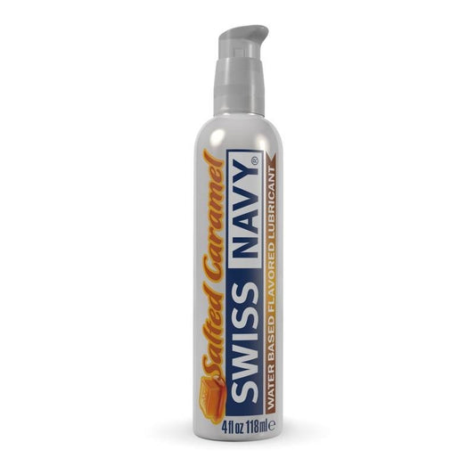 Swiss Salted Caramel Water Based Flavored Lubricant - Water Based Lubes