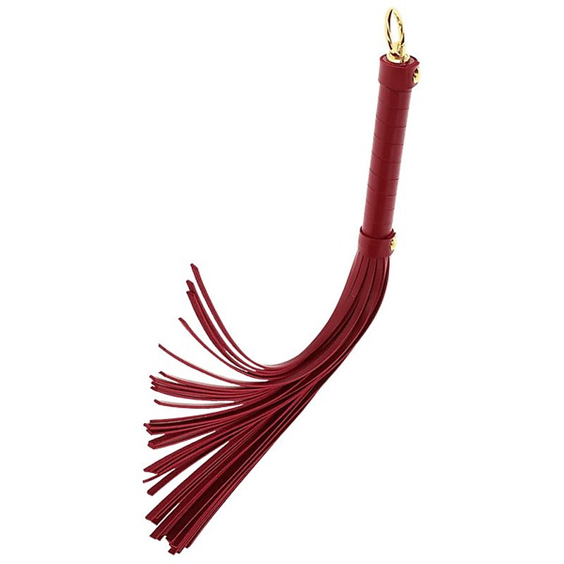 Scala Large Whip Red for BDSM Impact Play and Sensation Control - Whips And Crops