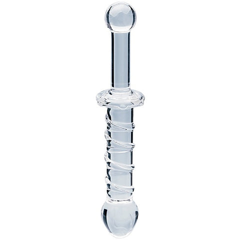 Creative Conceptions Glass Dildo Elysian Swirl Spiral Texture - Glass Sex Toys