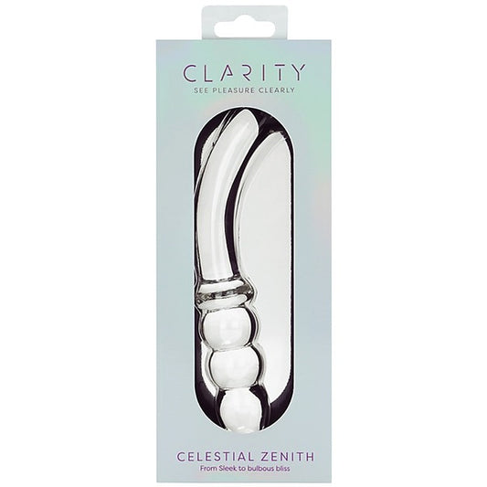 Dual Ender Celestial Zenith Glass Dildo - Glass Sex Toys