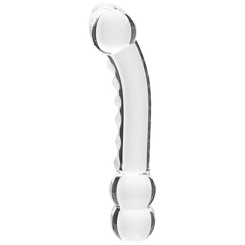 Creative Conceptions Glass Dildo Celestial Ridge Ridged Double Ended - Glass Sex Toys