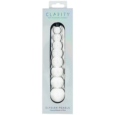 Creative Conceptions Glass Dildo Elysian Pearls Beaded G Spot Stimulation - Glass Sex Toys
