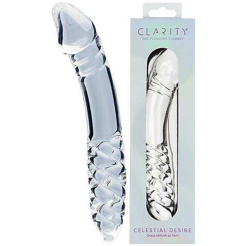 Creative Conceptions Glass Dildo Celestial Desire Double Ended Design - Glass Sex Toys