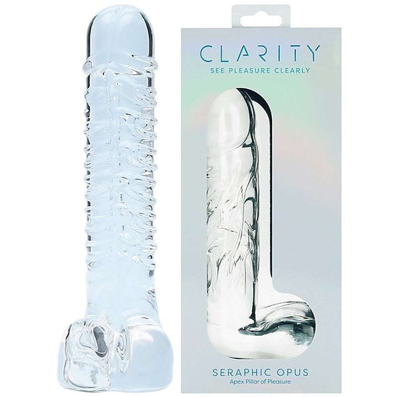 Creative Conceptions Glass Dildo Seraphic Opus 7.2 Inch Borosilicate - Glass Sex Toys