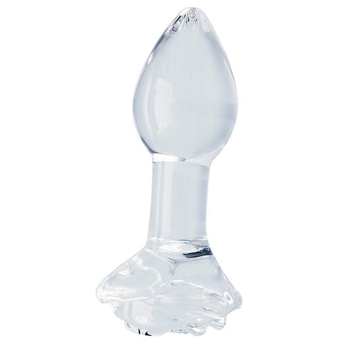 Creative Conceptions Glass Dildo Utopian Bloom Handcrafted Butt Plug - Glass Sex Toys