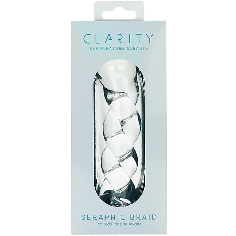 Creative Conceptions Glass Dildo Seraphic Braid Spiral Ridged Design - Glass Sex Toys
