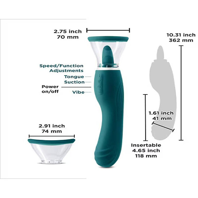 INYA Triple Delight Clitoral Vibrator by NS Novelties - Clit Ticklers and Pulsators