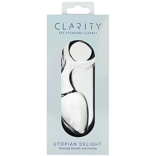 Utopian Delight Glass Anal Plug by Creative Conceptions - Glass Sex Toys