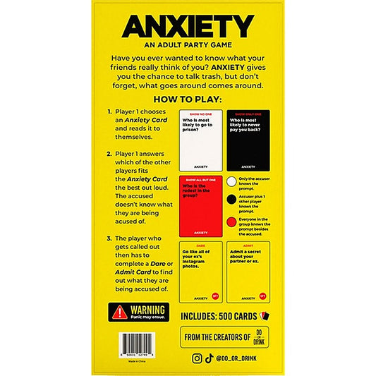 Anxiety Sex Game by Creative Conceptions - Sex Games, Coupons and Tricks