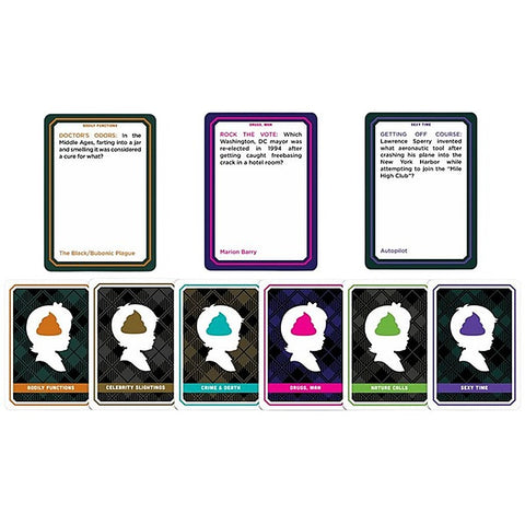 Creative Conceptions Sh*t for Brains Adult Trivia Game - Sex Games, Coupons and Tricks